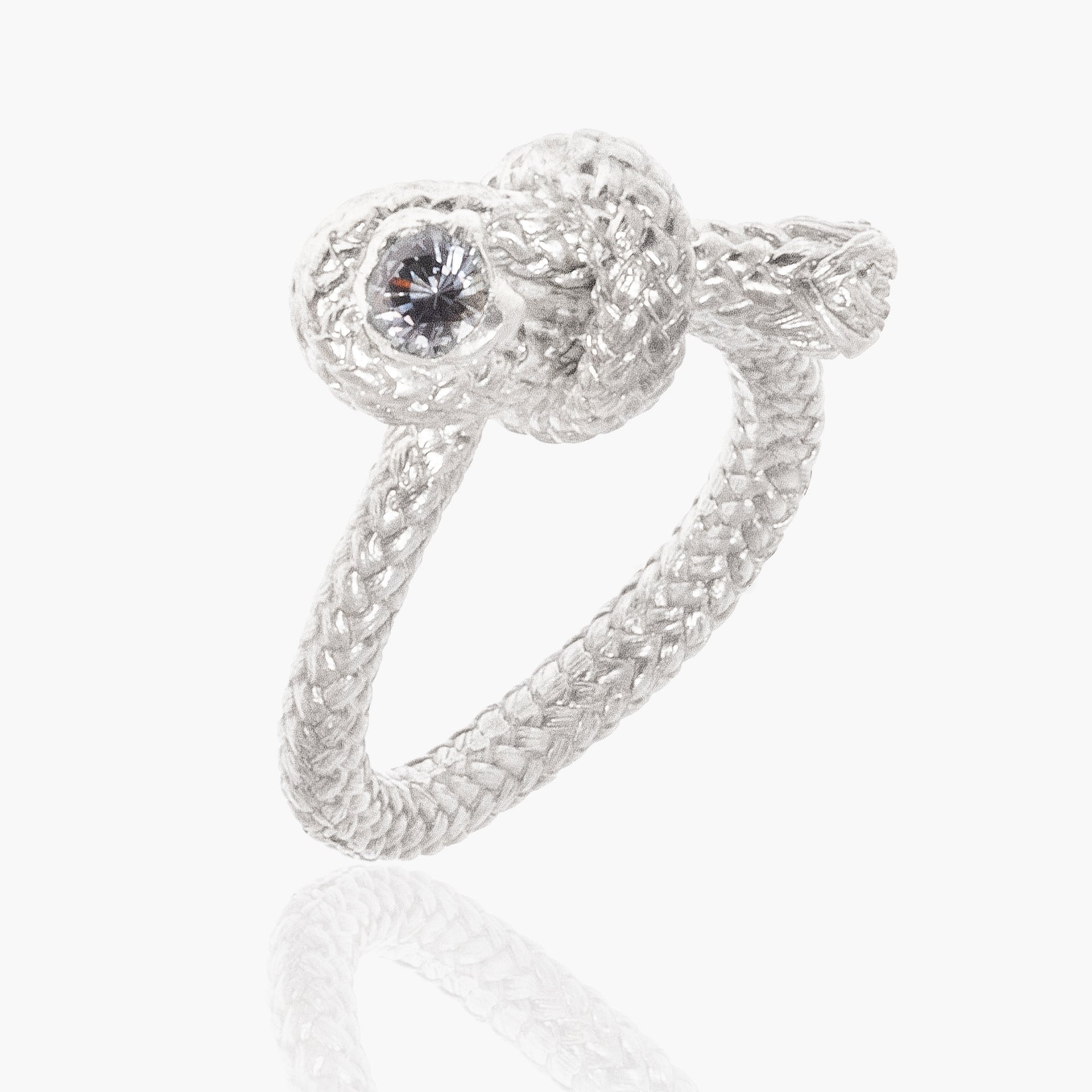 Knot Ring — Sapphire – Angela Lago Studio