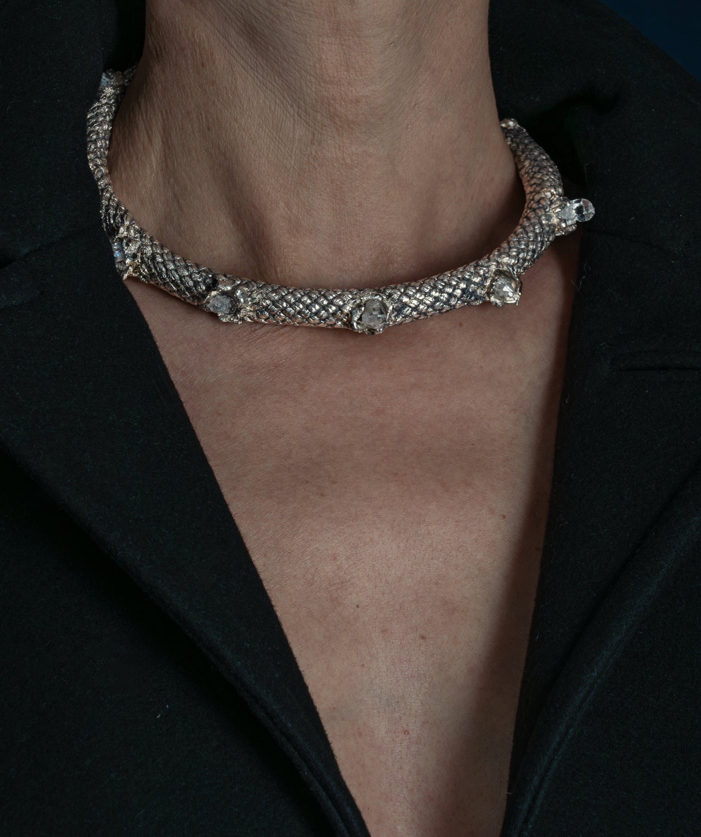 One of a kind choker Wearable art by Angela Lago